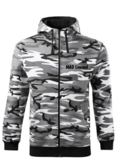 Mikina pánská Camo Zipper C19