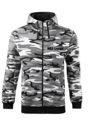 Mikina pánská Camo Zipper C19