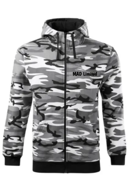 Mikina pánská Camo Zipper C19