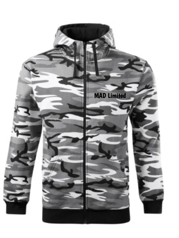 Mikina pánská Camo Zipper C19