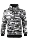 Mikina pánská Camo Zipper C19