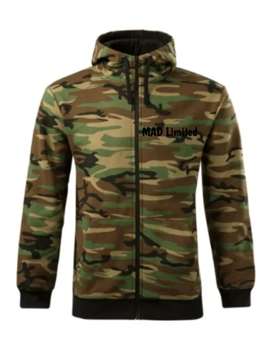 Mikina pánská Camo Zipper C19