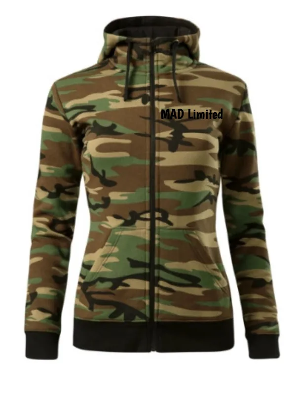Mikina dámská Camo Zipper C20