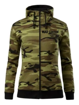 Mikina dámská Camo Zipper C20
