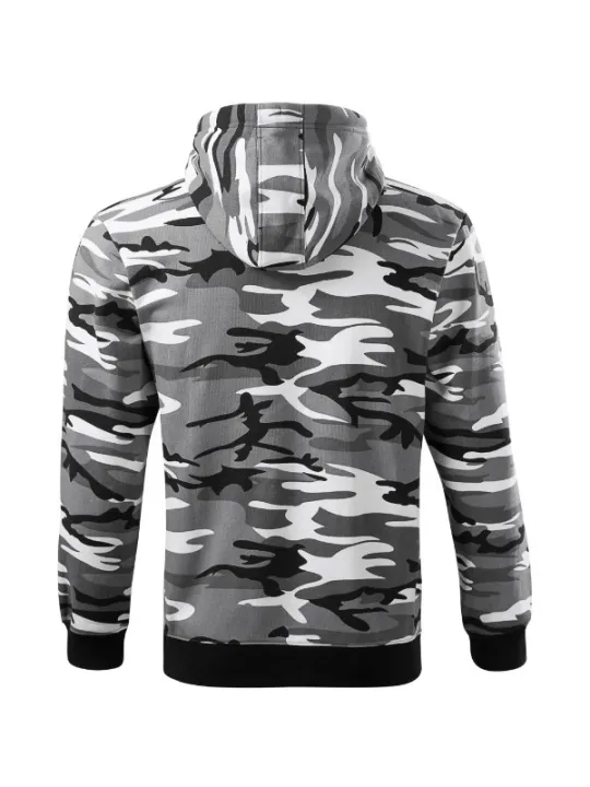 Mikina pánská Camo Zipper C19