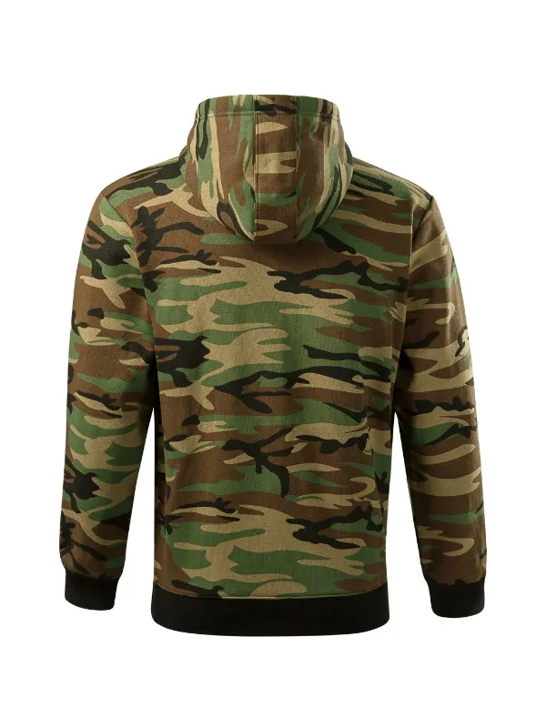 Mikina pánská Camo Zipper C19