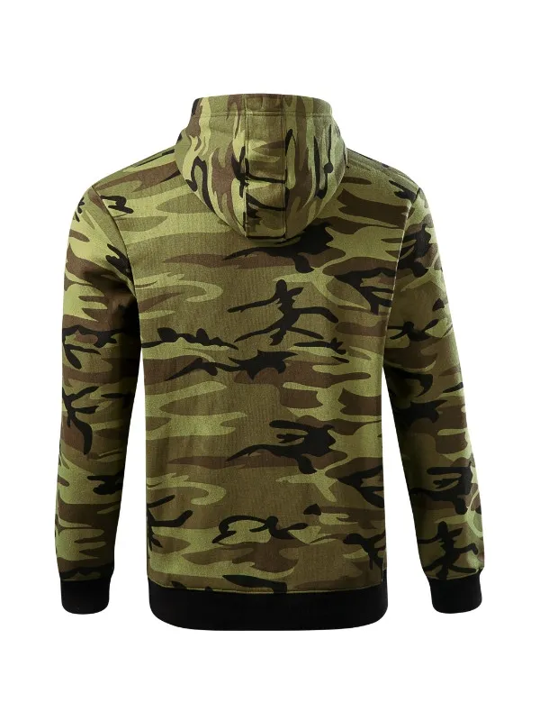 Mikina pánská Camo Zipper C19